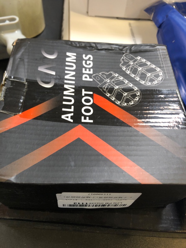 Photo 1 of AnXin Foot Pegs Motorcycle Universal CNC Footpeg for CRF XR CR 50-125cc CT200U Mini Bike SSR Apollo RFZ TaoTao Lifan Kayo Coolster Pit Bike - Black