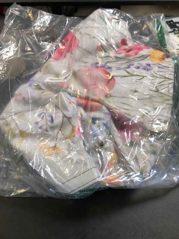 Photo 1 of Watercolor Floral Laundry Basket Foldable