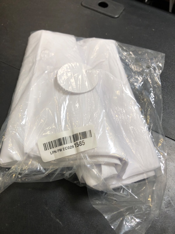 Photo 1 of BYDOLL Table Cloth White 54x108 Inch Tablecloth for 4 Foot Rectangle Tables Outdoor Washable Wrinkle Free and Spillproof Polyester Tablecloth for Festival Camping Picnic Party Cover