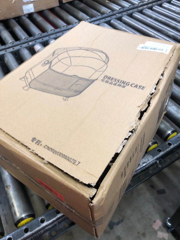 Photo 1 of MATIHO Makeup Organizer Makeup Storage Organizer with Lid and Drawers Cosmetics Skincare Organizer with Lipstick Holder for Vanity Countertop Bathroom Dresser (Transparent White)