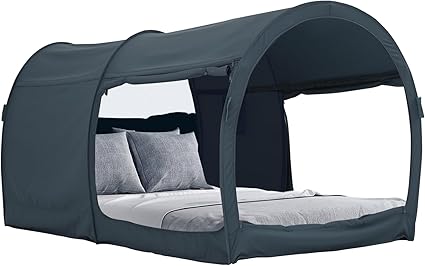 Photo 1 of Bed Tent Dream Tents Bed Canopy Shelter Cabin Indoor Privacy Warm Breathable Pop Up Twin Size for Kids and Adult Patent Pending(Mattress Not Included)
