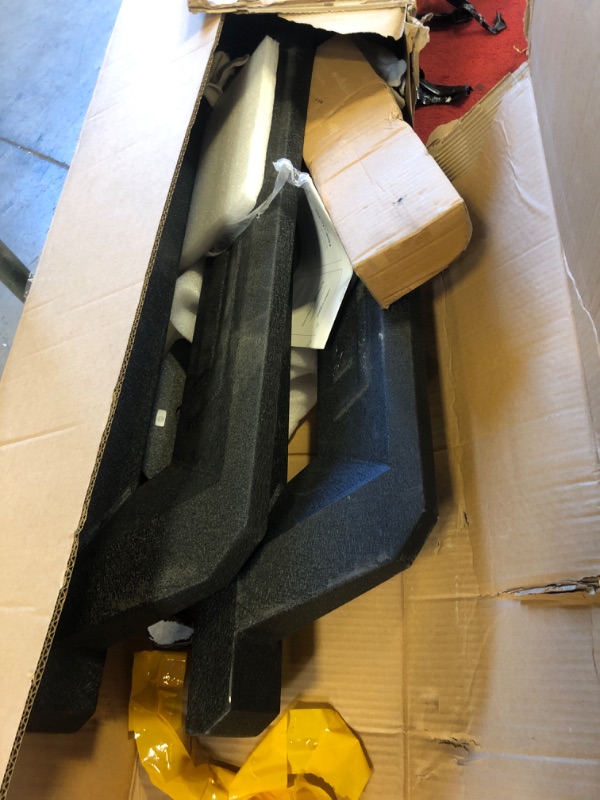 Photo 1 of OEDRO 6 inch Running Boards Compatible with 2019-2025 Chevy Silverado/GMC Sierra 1500 Crew Cab, 2020-2025 Silverado/Sierra 2500HD 3500HD, Bolt-on Paintable Side Steps, Powder Coated Black Nerf Bars