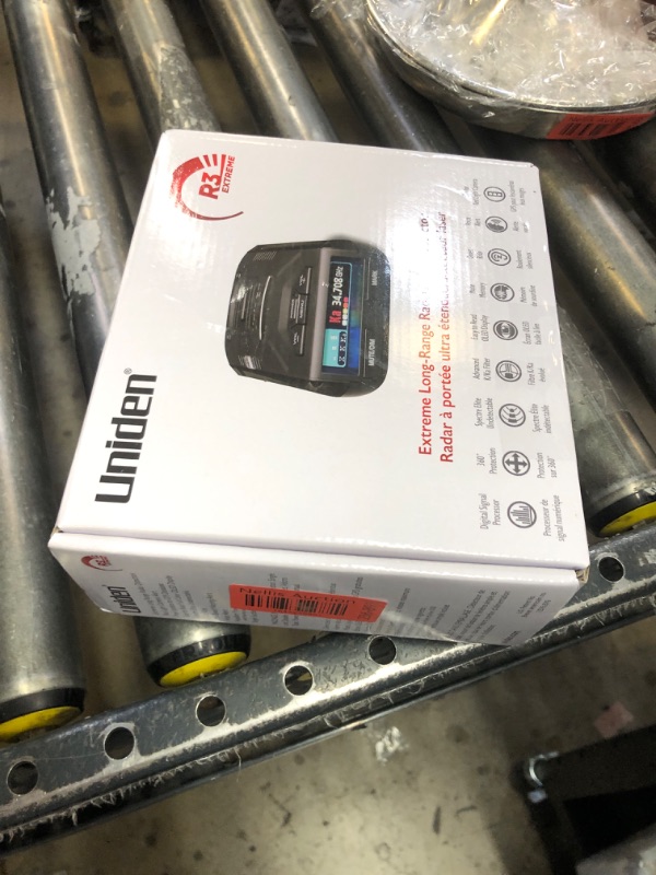 Photo 1 of Uniden R3 EXTREME LONG RANGE Laser/Radar Detector, Record Shattering Performance, Built-in GPS w/ Mute Memory, Voice Alerts, Red Light & Speed Camera Alerts, Multi-Color OLED Display , Black