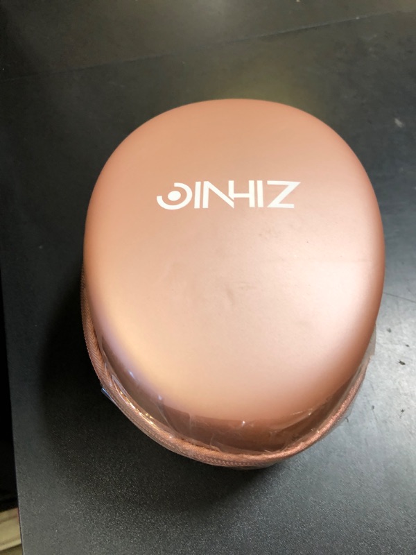 Photo 1 of ZIHNIC Bluetooth Headphones Over-Ear, Foldable Wireless and Wired Stereo Headset Micro SD/TF, FM for Cell Phone,PC,Soft Earmuffs &Light Weight for Prolonged Wearing(Rose Gold)
