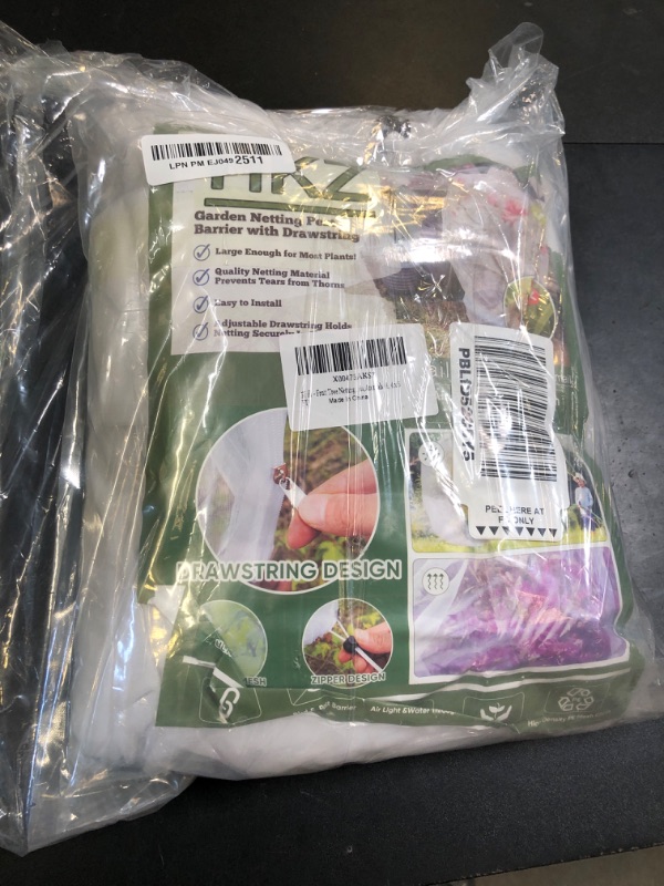 Photo 1 of Fruit Tree Netting for Cicadas - with Zipper 4Pcs 5 x 4FT Garden Bird Netting for Blueberry Bushes with Drawstring,Insect Plant Protection Mesh Net Bags for Tomato,Cicada,Animals (4, 4 x 5 FT)