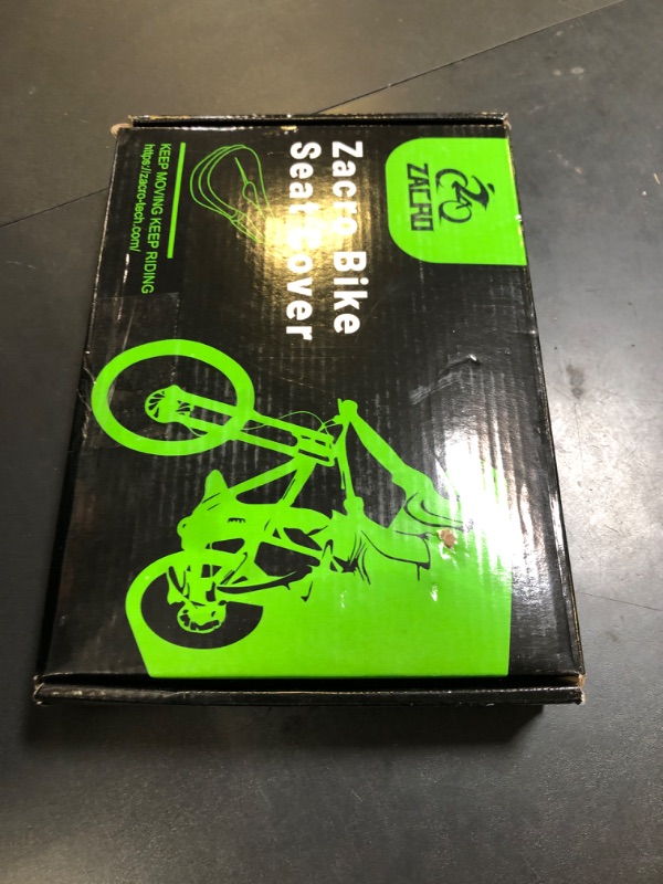 Photo 1 of Zacro Bike Seat Cushion - Gel Padded Cover for Men Women Comfort, Extra Soft Exercise Bicycle Compatible with Peloton, Stationary or Cruiser Seats