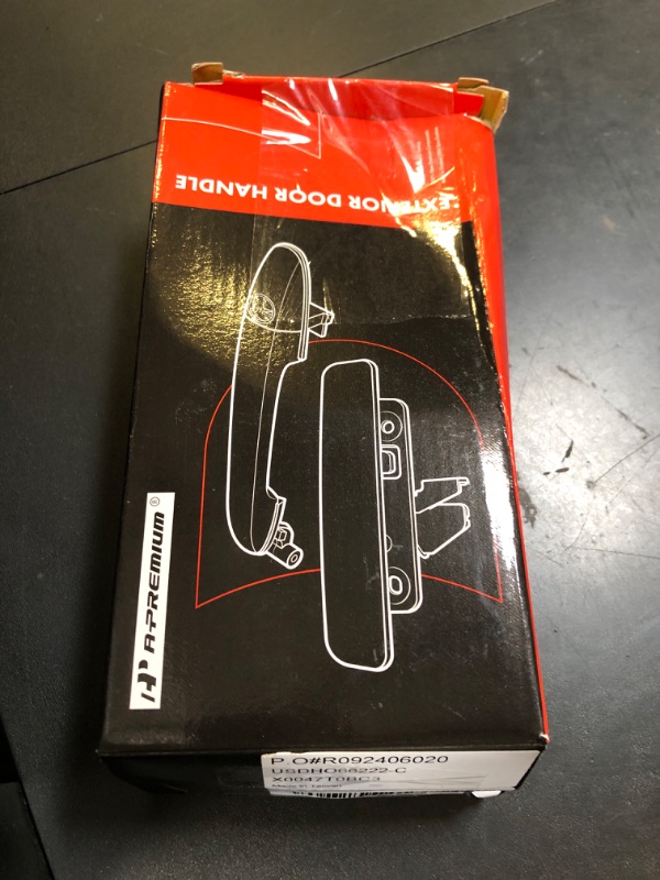 Photo 1 of A-Premium Front or Rear Driver or Passenger Side Exterior Door Handle Compatible with Kia Optima 2011-2016, Primed Black with Chrome Trim, Replace# 82651-4C010, 82662-2T000EB