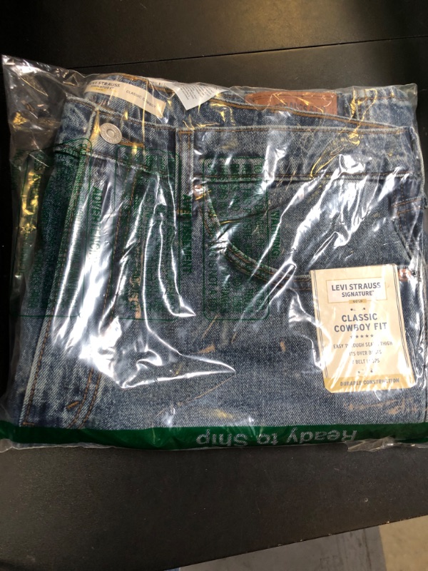 Photo 1 of Levi Strauss Signature Gold Men's Western Cowboy Fit Jeans, Lone Star