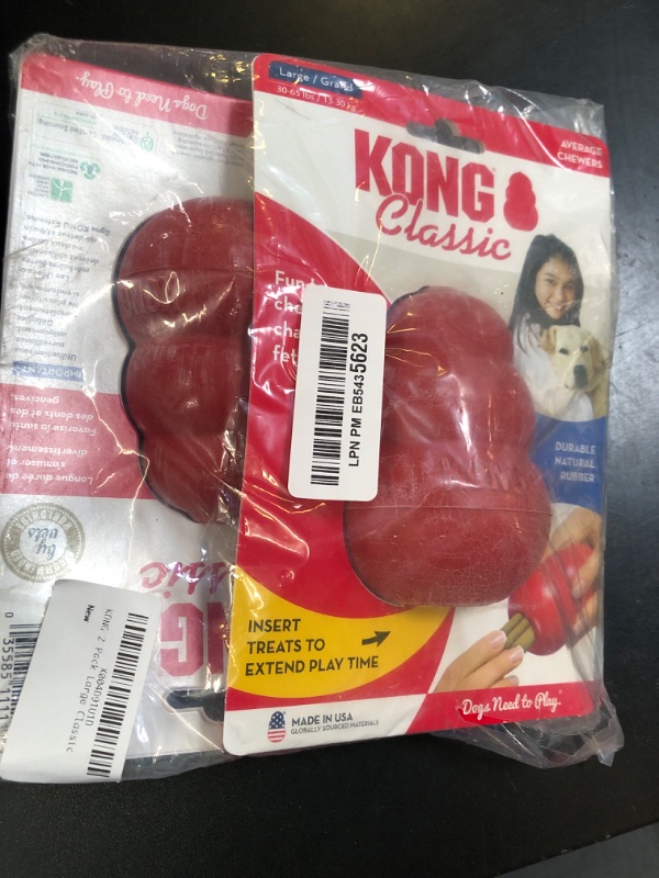 Photo 1 of KONG 2 Pack Large Classic