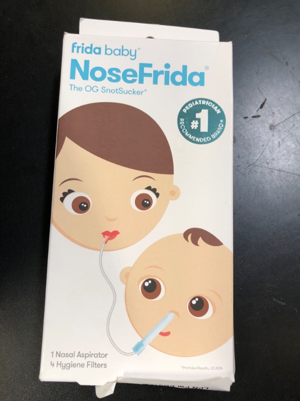 Photo 1 of Frida Baby NoseFrida SnotSucker for Baby, Nasal Aspirator for Baby, Nose Sucker Nasal Aspirator for Allergy Relief + Congestion Relief, FSA/HSA Eligible