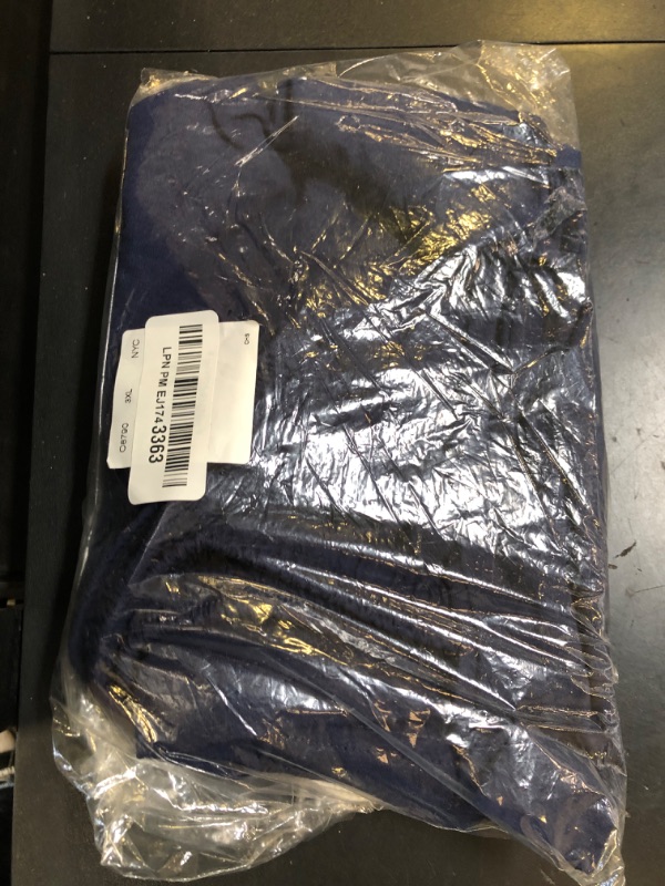 Photo 1 of Hanes Mens Jersey Cotton With Pocket Workout-and-training-shorts, Navy, 3X-Large US