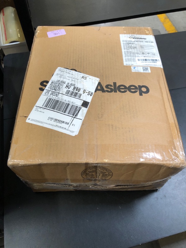 Photo 1 of SoundAsleep Dream Series Luxury Air Mattress with ComfortCoil Technology & Built-in High Capacity Pump for Home & Camping- Double Height, Adjustable, Inflatable Blow Up, Portable - Twin XL Size