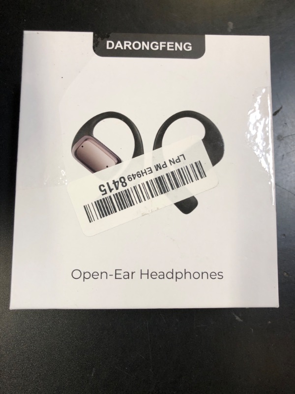 Photo 1 of DARONGFENG Open Ear Wireless Bluetooth Headphones, Pain-Free Air Conduction Ear Buds with LED Digital Display Charging Case, Sweat Resistant for Running, Safe Driving, and Extended Daily Use