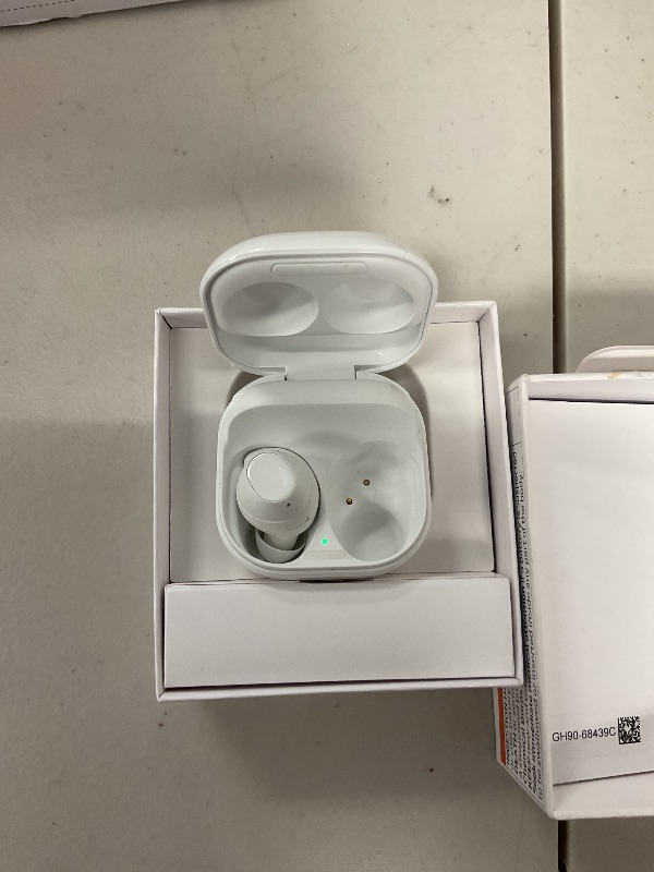 Photo 1 of Samsung Galaxy Buds FE True Wireless Bluetooth Earbuds, Comfort and Secure in Ear Fit, Auto Switch Audio, Touch Control, Built-in Voice Assistant, White [US Version, 1Yr Manufacturer Warranty]