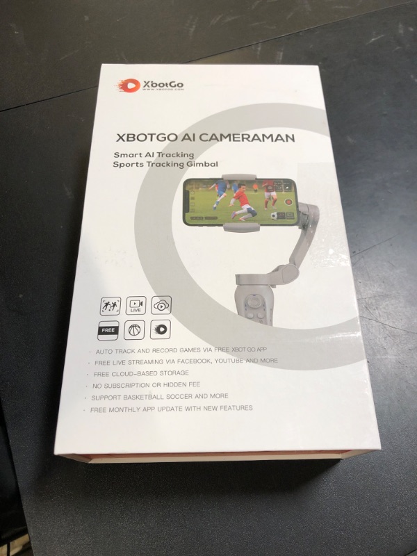 Photo 1 of AI Sports Gimbal Kit – Auto-Tracking with Player Tracking for Team Sports, Smartphone Stabilizer for Football & Basketball, Includes Remote Control, Compatible with iPhone 16 & Android (Gimbal Kit)