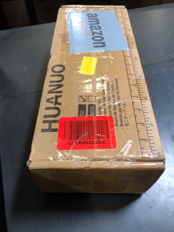 Photo 1 of HUANUO Single Monitor Mount, 13 to 32 Inch Gas Monitor Arm, Adjustable Stand, Vesa Mount with Clamp and Grommet Base - Fits 4.4 to 19.8lbs LCD Computer Monitors