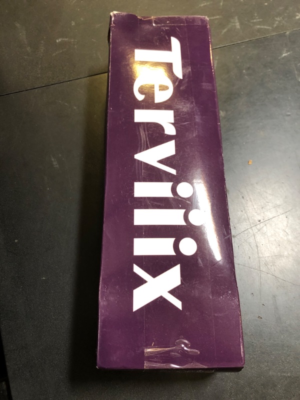 Photo 1 of Terviiix Crimper Hair Iron with 4 Interchangeable Plates, Keratin & Argan Oil Infused Hair Crimper for Women, Volumizing Crimping Iron for Thin Fine Hair, 5 Heat Settings & 60 Mins Auto Off, Purple
