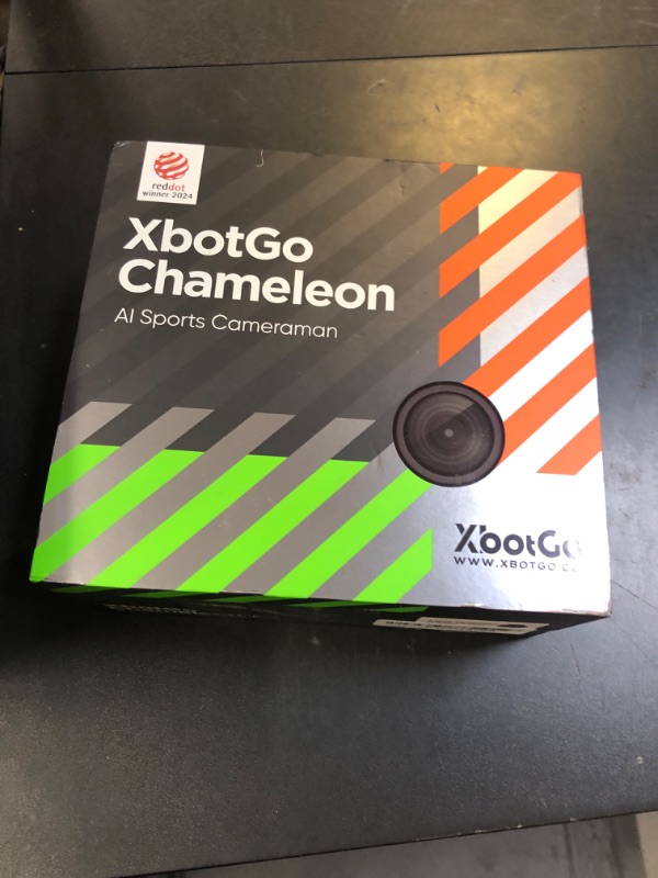 Photo 1 of XbotGo Chameleon AI Auto Sports Action Camera - 4K 60FPS Soccer Camera and Basketball Tracking Camera for Team Sports, Live Streaming, No Subscription, Works with iOS & Android (Lava Graphite)