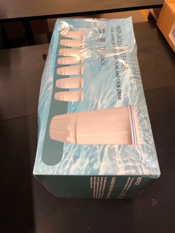 Photo 1 of 8 Pack Water Filter Replacement for Zero Water, New Resin Filtration System 0 TDS 0 Leak, Compatible with Zero Water Pitcher and Dispenser, Reduce Lead/Chromium/PFOA/PFOS by TOMOON