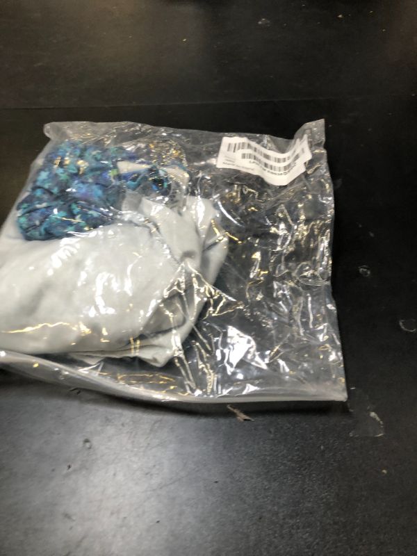 Photo 1 of Move Dance Girls Gymnastics Leotards 9T 10T Blue Star Sparkly with Shorts Dance Biketards Unitards Tumbling Outfit Matching Hair Scrunchie Back to School