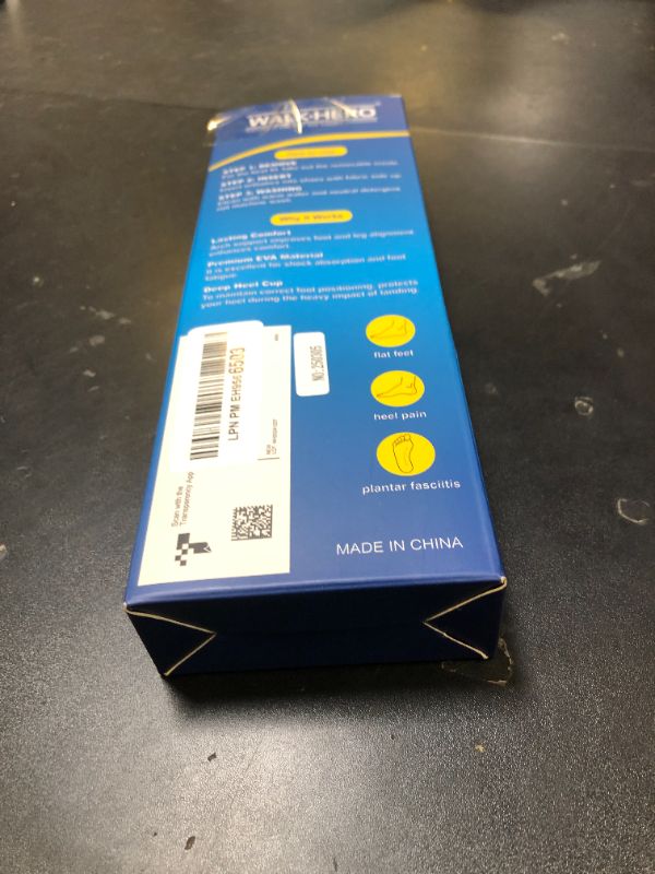 Photo 1 of Inserts Relieve Plantar Fasciitis - Flat Feet Insoles Arch Supports, Orthotic Insoles for Foot Pain Arch Pain Reduce Muscle Fatigue Absorb Shock (Mens 5-5 1/2 | Womens 7-7 1/2)