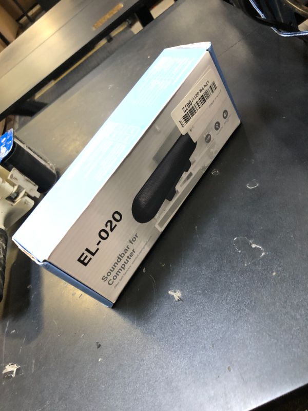 Photo 1 of LXTNFU Computer Speakers for Desktop Monitor,Single Speakers for Desktop PC,Laptop Speaker with Loud Sound,Volume Control Easily Clamps to Monitors(USB-C to USB Adapter Included) (Black)