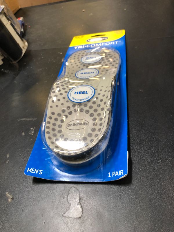 Photo 1 of Dr. Scholl’s Comfort Tri-Comfort Insoles for Men, 1 Pair, Size 8-14