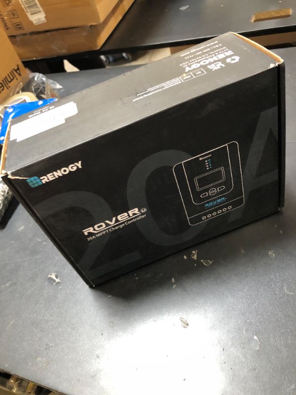Photo 1 of Renogy Charge Controller-Rover 20A MPPT 12V/24V Auto-Detect LCD Display | 99.9% Efficiency for Gel/Flooded/Lithium Batteries | Dual-Peak Tracking & Modbus Support (20A 12V/24V)