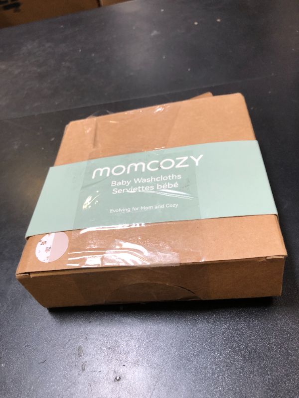 Photo 1 of Momcozy Soft & Absorbent Baby Washcloths - 4 Layer Design| Medium Thickness| Premium Cotton for Newborns' Skin-Great for Bathing, Wiping & on-The-go Use, Shower Gift and Essential(5 Pack, 10x10 inch)