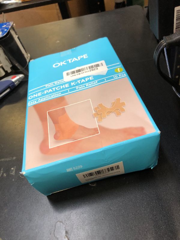 Photo 1 of OK TAPE Precut Kinesiology Ankle Tape, 10 Pcs, Pain Relief, Prevent Ankle Sprain, Provide Support for Ankle Ligament, Elastic Athletic Tape, Breathable K Tape for Daily use - Pink