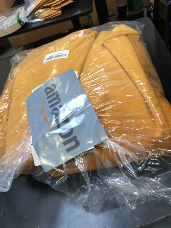 Photo 1 of RYB HOME Velvet Curtains 102 inches for Bedroom, Rod Pocket Soft Fabric Curtains & Drapes for Living Room, Sliding Glass Door, Marigold, W 52 x L 102, 2 Panels Set