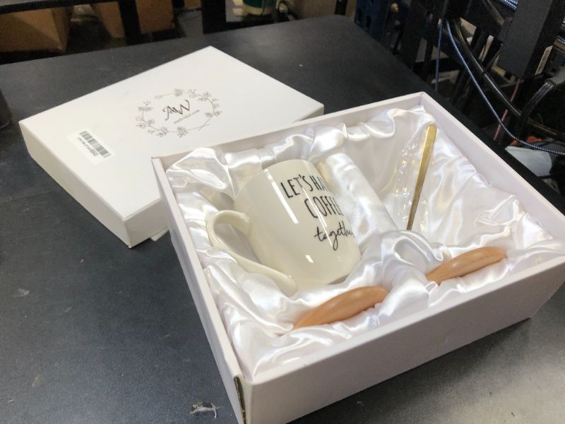 Photo 1 of AW BRIDAL 40th Anniversary Christmas Mr and Mrs Gifts 12 OZ Coffee Mug Set of 2, Ceramic His and Hers Gifts, 40th Wedding Gifts for Couple, Wife and Husband, Mom and Dad, Grandparents