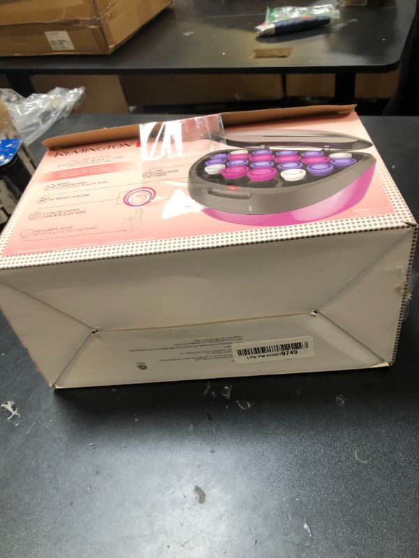 Photo 1 of Remington Ionic Conditioning Hair Setter, 20 Velvet Hair Rollers, 6 Large (1¼”), 10 Medium (1"), 4 Small (¾”), Blowout Style Hair Curlers