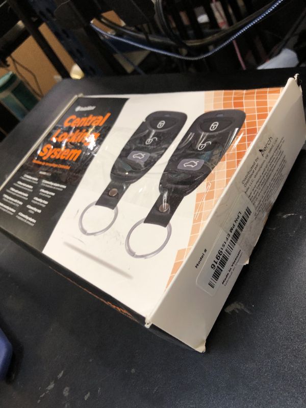 Photo 1 of InstallGear Keyless Entry System With Two 3-Button Remotes and 4 Door Actuators - Central Locking System for Car, Auto, Truck - Power Lock Kit