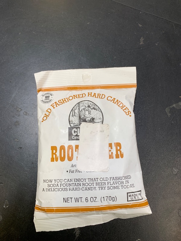 Photo 1 of Claeys Old Fashioned Root Beer Hard Candy 6 oz.