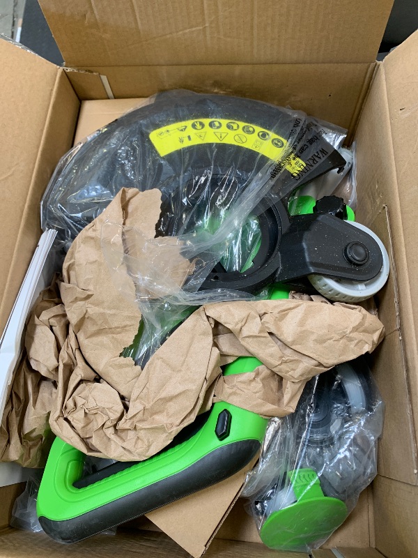 Photo 1 of 20V 12" Cordless String Trimmer With 2 X 4.0ah Battery And Charger, Electric Weed Wacker Battery Powered Weed Eater String, Edger Lawn Tool Grass Cutter With 8 Line, Lawn Mover For Yard, Garden, Green