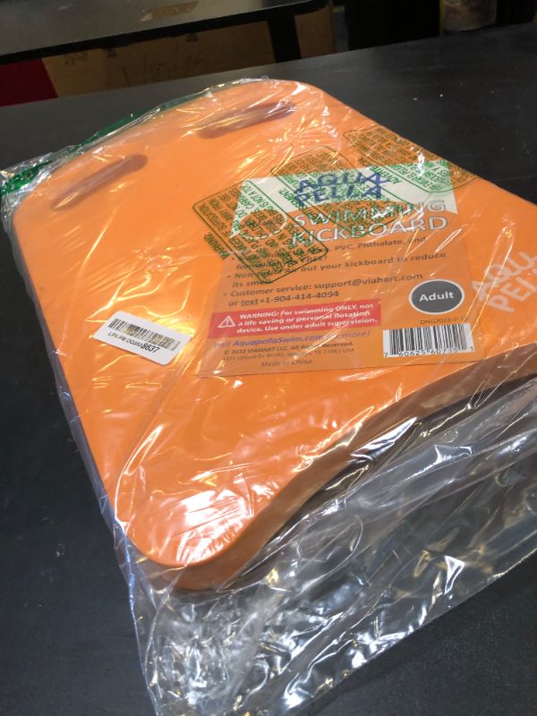 Photo 1 of VIAHART Aquapella Swimming Kickboard - One Size Fits All - A Great Training Aid for Children and Adults (Orange)