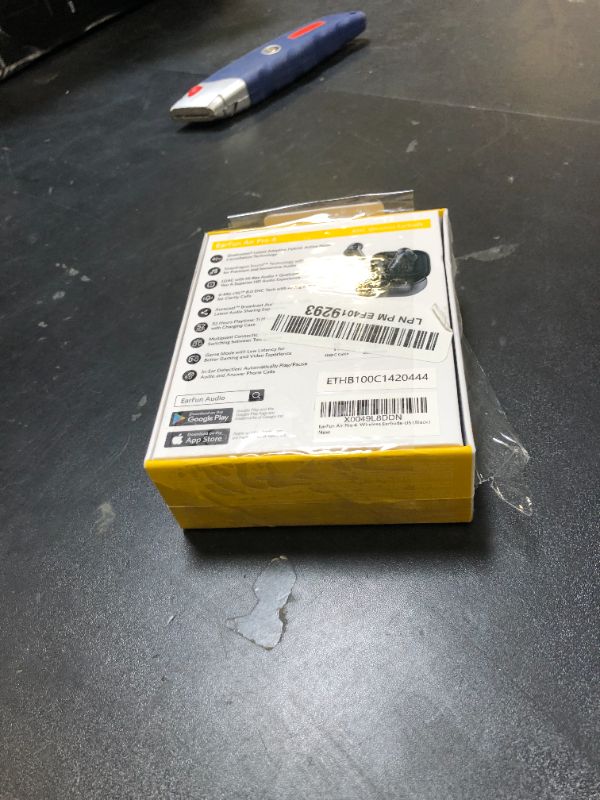 Photo 1 of EarFun Air Pro 4 Adaptive Hybrid Noise Canceling Wireless Earbuds, Qualcomm Snapdragon Sound, aptX™ Lossless, 6 Mics AI CVC 8.0 Call, LDAC Hi-Res Audio, 52H Playtime, Bluetooth 5.4, in-Ear Detection