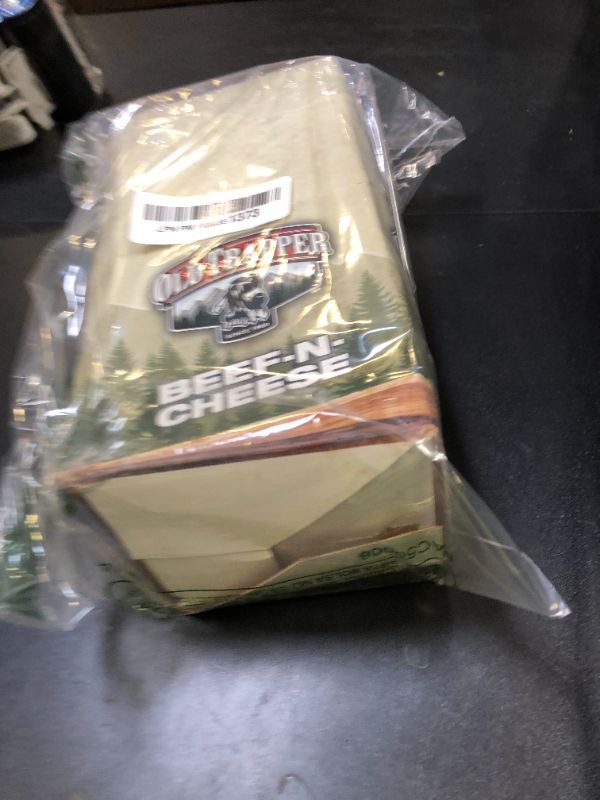 Photo 1 of Old Trapper Beef-N-Cheese, Original 1.3-Ounce Individual Package, Savory Beef Stick and American Cheese Snack Pack, Great Snack for Lunch Boxes or Between Meals (Pack of 14)