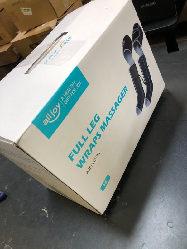 Photo 1 of ALLJOY Leg Massager for Circulation and Pain Relief FSA, Leg Massager with Heat and Compression, Helps with Swollen Legs, Edema, RLS, FSA/HSA Eligible, Father's Day Gifts for Dad Men Mom Women