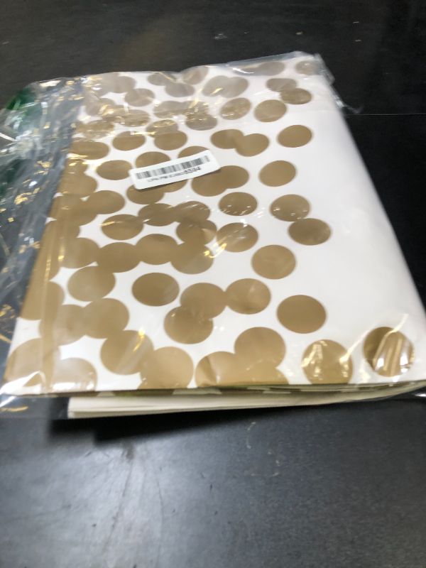 Photo 1 of Hallmark 17" Extra Large Gift Bag with Tissue Paper (White with Gold Polka Dots) for Christmas, Hanukkah, Weddings, Engagements, Bridal Showers, Graduations, Retirements, Birthdays, Valentine's Day