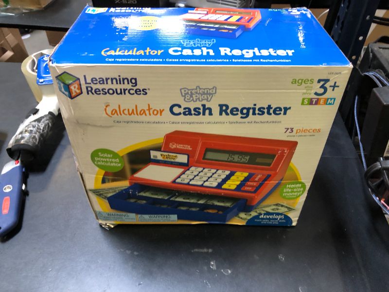Photo 1 of Learning Resources Pretend and Play Calculator Cash Register, Ages 3 and Up