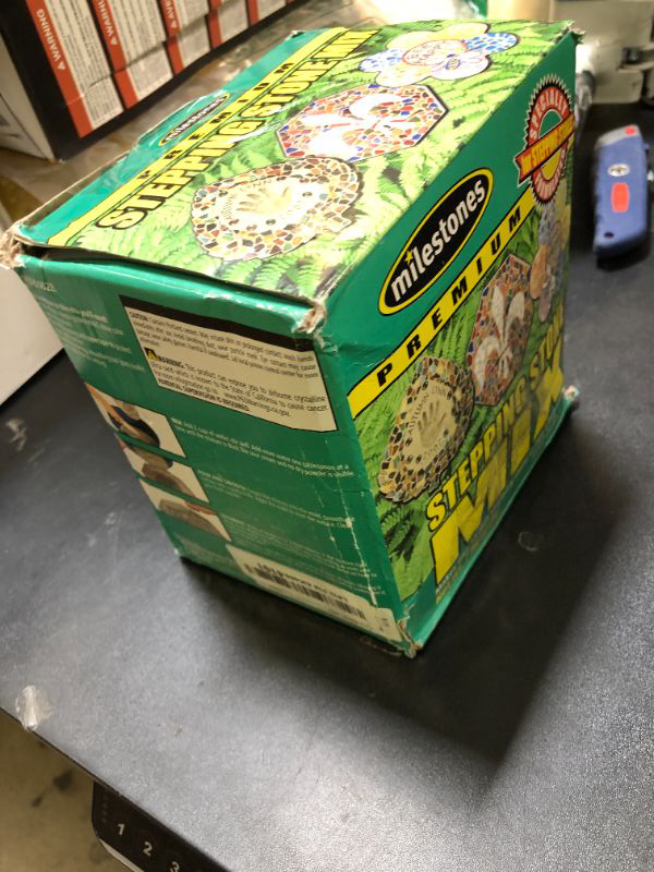 Photo 1 of Midwest Products Co. Milestones Premium Stepping Stone Cement Mix 8 Pound Box for Stepping Stone Kits - 903-16102
