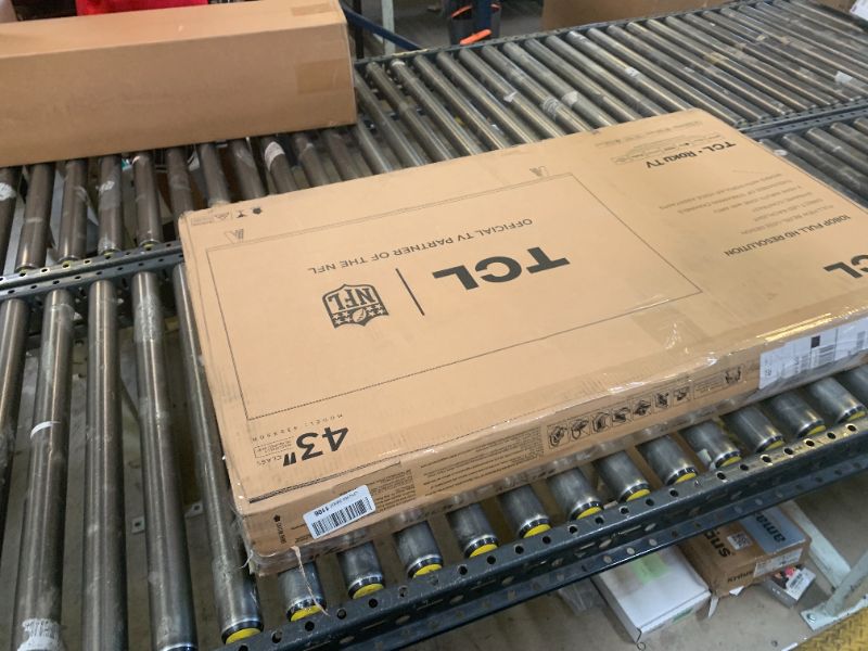 Photo 1 of TCL 43-Inch Class S3 1080p LED Smart TV with Roku TV (43S350R, 2023 Model), Compatible with Alexa, Google Assistant, and Apple HomeKit Compatibility, Streaming FHD Television