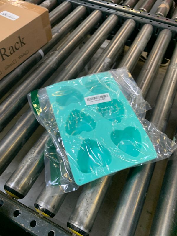 Photo 1 of Actvty Heart Silicone Mold, 2 Packs Heart Shaped Molds for Making Handmade Soap, Bath Bombs, Candles, Cake, Chocolate Bomb and Jelly?Green?