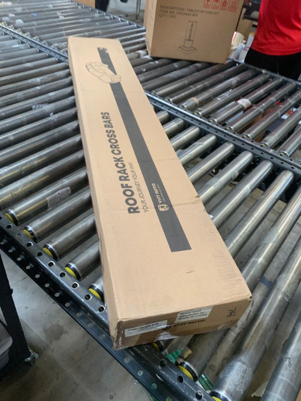 Photo 1 of YHTAUTO 165LBS Upgraded Universal Roof Rack Cross Bars for Roof Width Less Than 51.2" with 3 Pair of Mounting Clamps - Fit Vehicle W/Naked Roof - T6063 Aluminum Window Frame CrossBars Anti-Rust