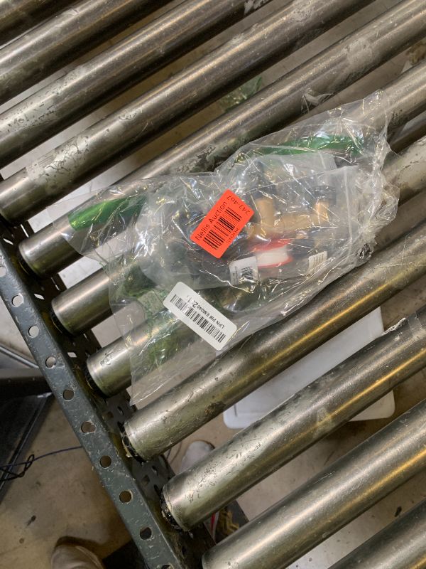 Photo 1 of Double Outlet IBC Tote Adapter IBC Tote Fittings 275-330 Gallon IBC Tote To Garden Hose Adapter with 2.44" Fine Thread Water Tote Valve Water Tote Tank Hose Adapter (2 Outlets)