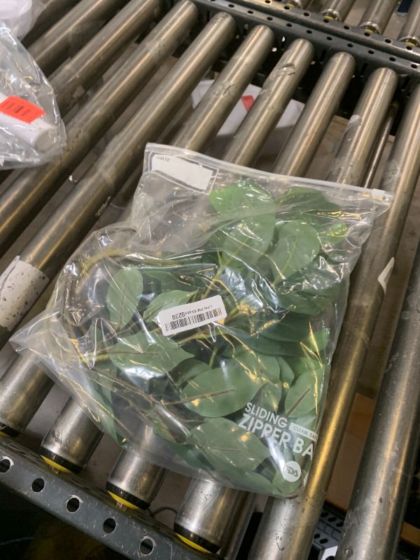 Photo 1 of 3Pcs Faux Bigleaf Ficus Branches Artificial Shrubs Greenery Stems Fake Plants for Vase Home Decor Indoor 27.6"