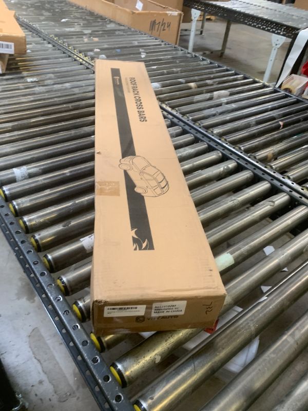 Photo 1 of YHTAUTO 165LBS Upgraded Universal Roof Rack Cross Bars for Roof Width Less Than 51.2" with 3 Pair of Mounting Clamps - Fit Vehicle W/Naked Roof - T6063 Aluminum Window Frame CrossBars Anti-Rust