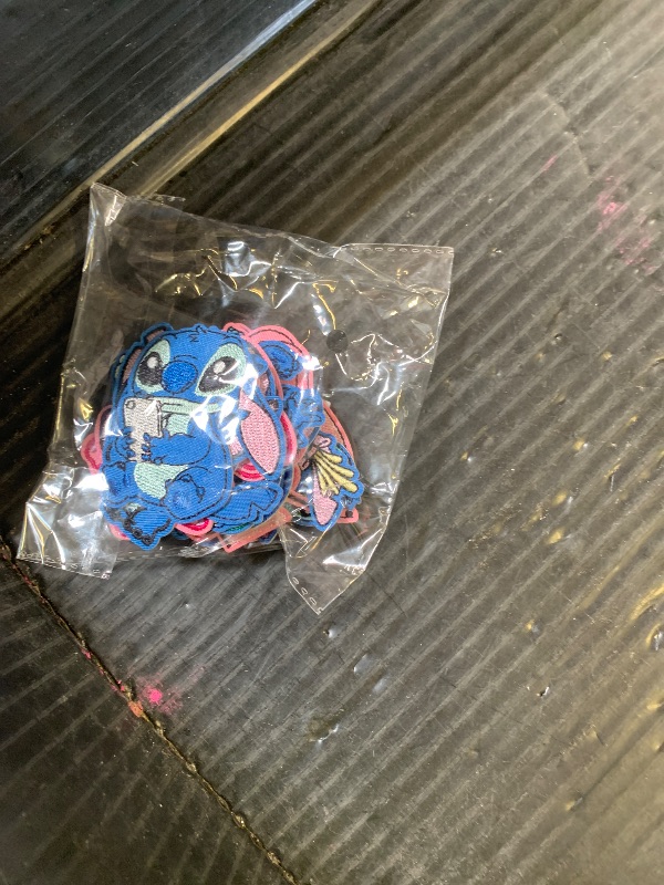 Photo 1 of 16 PCS Cute Cartoon Embroidered Iron On Patches Sew On Iron On Applique Embroidered Patches for Backpacks Bags Hats Dress Jacket DIY Craft Anime Clothing Decoration